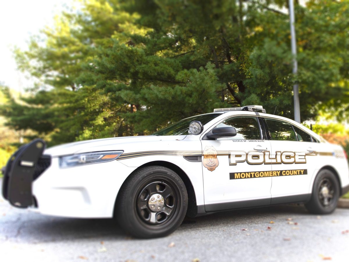 Montgomery County Police car.